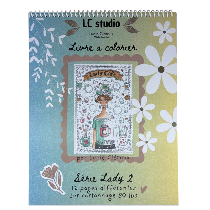 Livre à colorier Lady 2