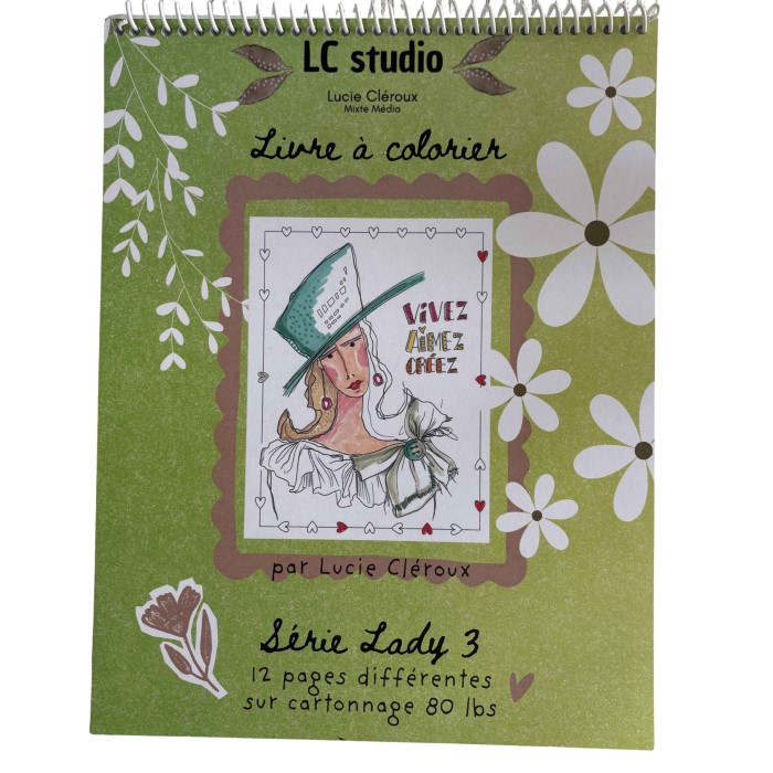 Livre à colorier Lady 3