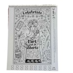 Livre à colorier Lady 1