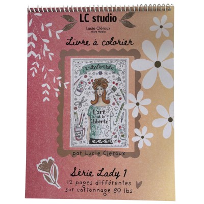 Livre à colorier Lady 1 Livre à colorier Lady 1