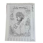 Livre à colorier Lady 1