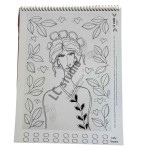 Livre à colorier Lady 1