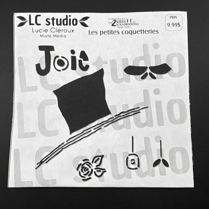 Stencil petites coquetteries